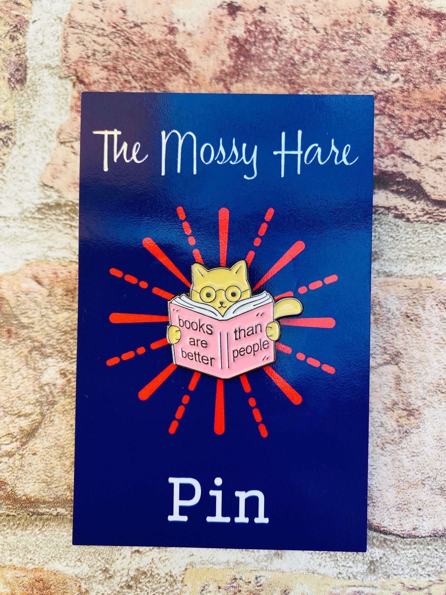 A Good Book is Too Short Enamel Pin - Badge Pin Lapel