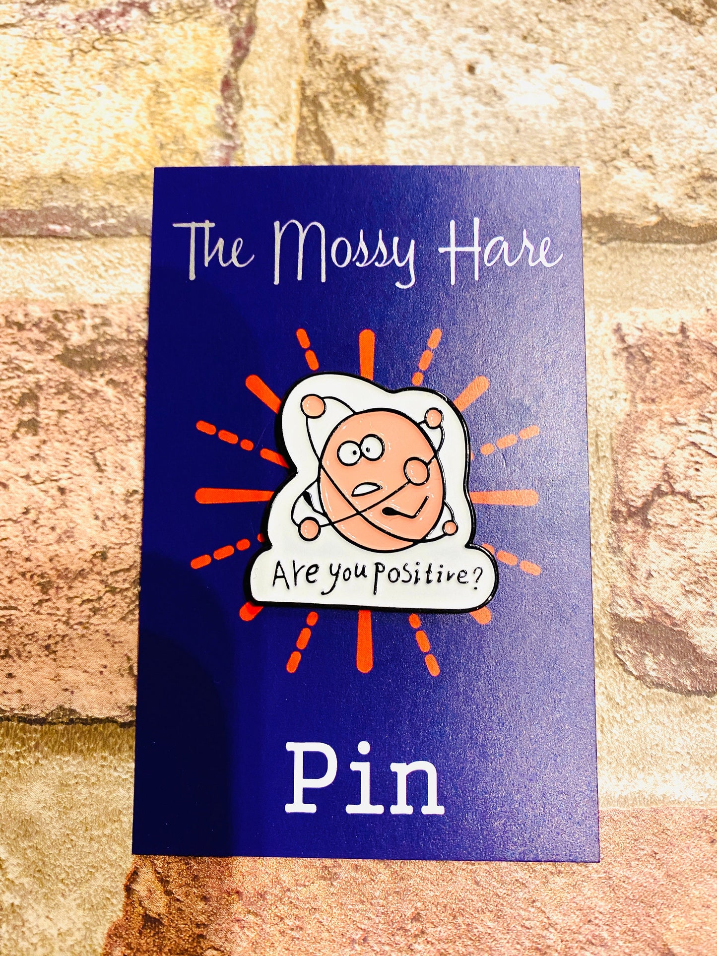 Funny Chemistry Science Enamel Pin / Physics Enamel Pin- University Badge & Science waterproof stickers Scientist- chemist physicist gift