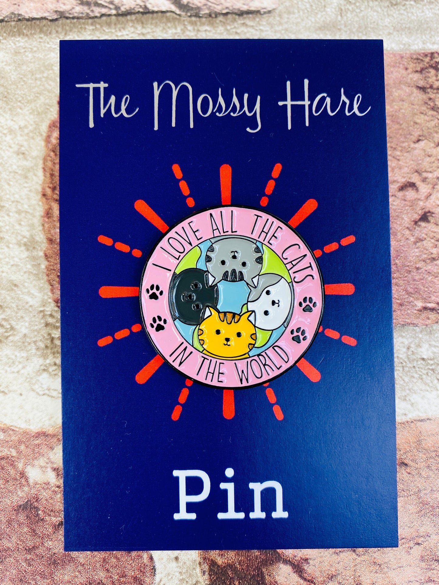 Cat Lovers Enamel Pin- Cat Badge- Funny Cat Pin
