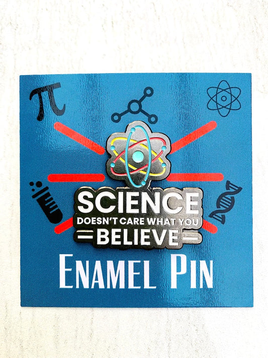 Personalised Science Enamel Pin (Chemistry, Physics)/ University Badge & waterproof stickers for laptops! Scientist- chemist- physicist gift