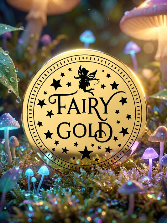 Fairy Gold Coin- Gift from the Tooth Fairy, Dummy Fairy or Garden Fairies!