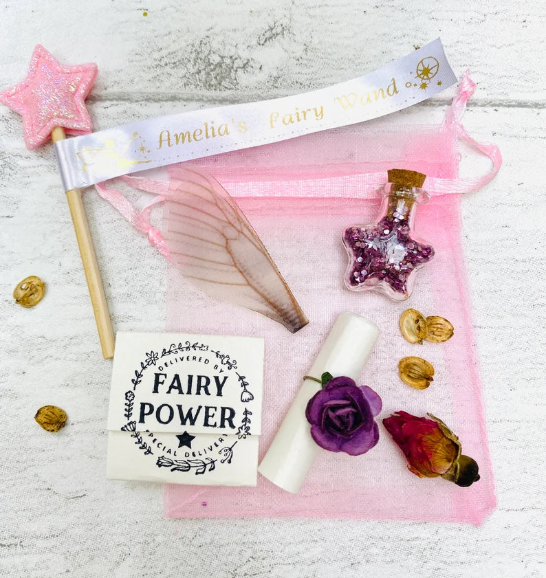 Tooth Fairy Kit- Fairy Wand Personalised, Tooth Fairy Letter, Fairy Dust & Tooth Fairy Gifts