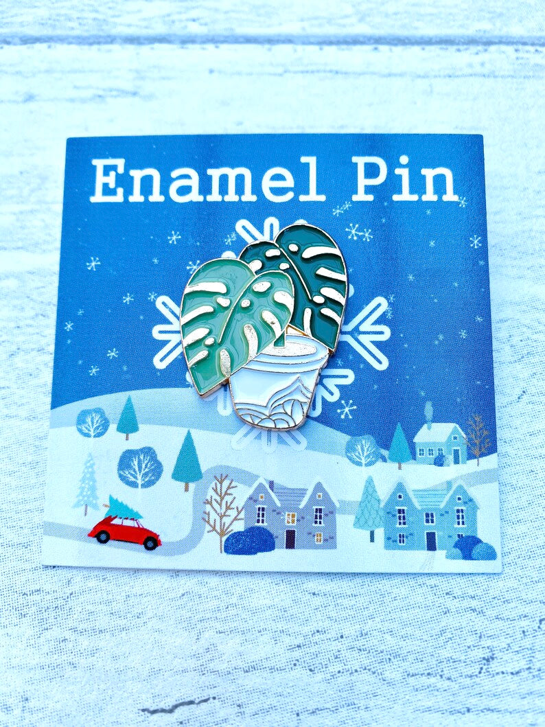 Plant Lover Enamel Pin! Funny Plant Gift- Crazy Plant Lady Badge Lapel