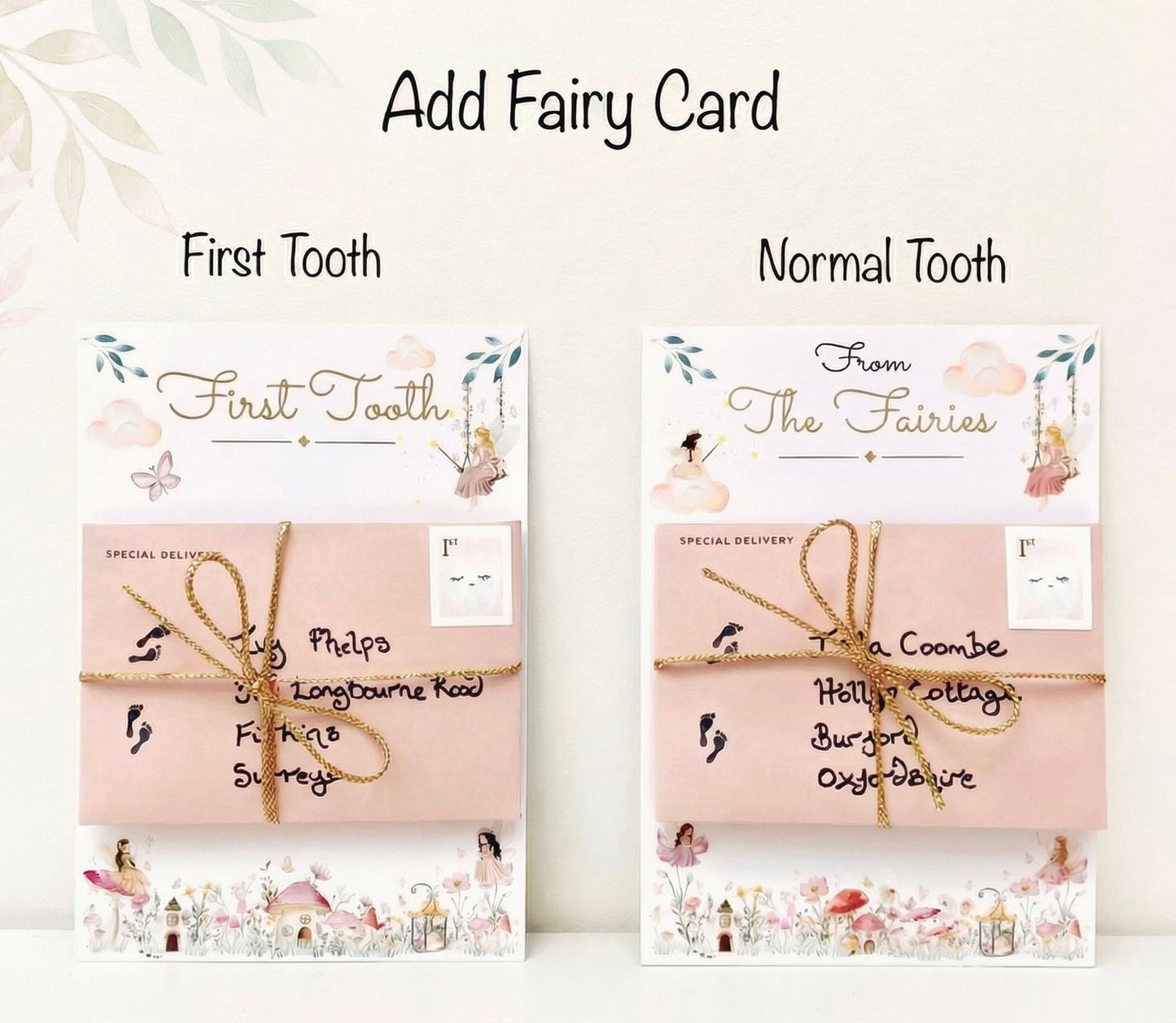 DELUXE Tooth Fairy LETTER with Tooth Certificate, Fairy Gold Coin, Fairy Dust and Tooth Fairy Gifts- Tooth Fairy Kit