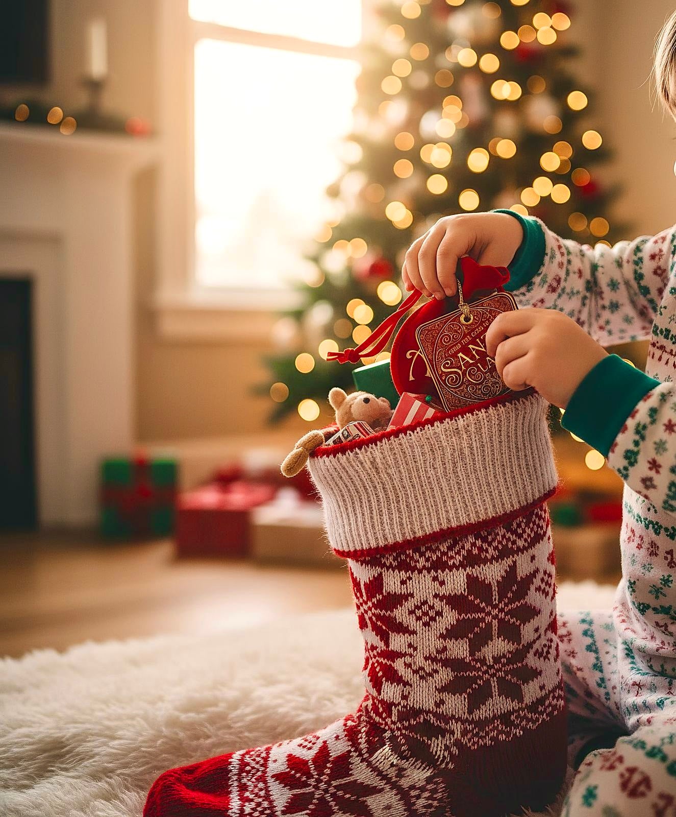 Nice List Christmas Coin with Elf Dust. True Believer Gold Coin from Santa (can be personalised)- Stocking Filler or Christmas Eve Box Filler