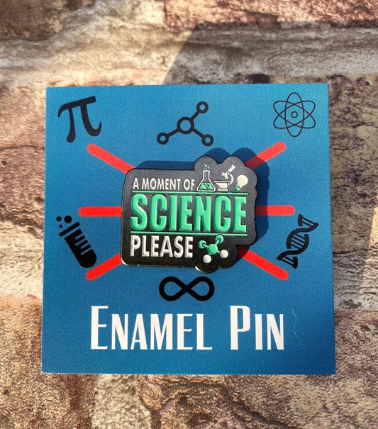 Funny Science Enamel Pin (Chemistry, Physics)/ University Badge & waterproof stickers for laptops! Scientist- chemist- physicist gift