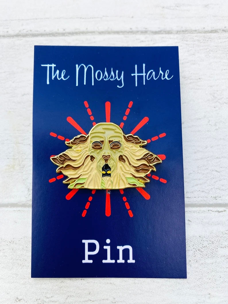 Wizard Enamel Pin- Badge Lapel- Magic Badge