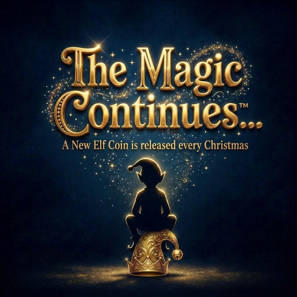 GOODBYE ELF Leaving Gift! Leave this Christmas Coin from your Christmas Elf when it’s time to go! Santa Gold Coin Honorary Elf™ Collection