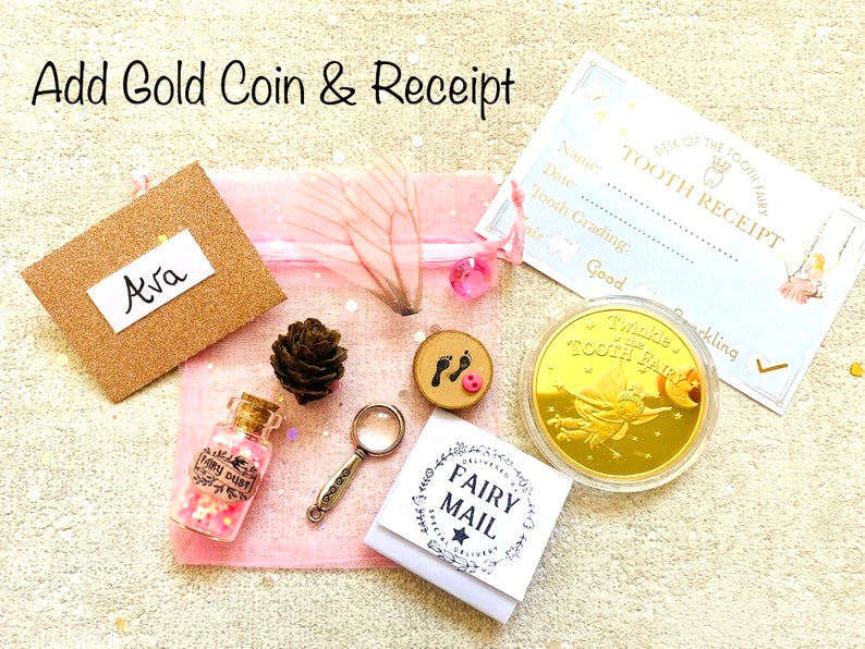 Tooth Fairy Gift Set- Tooth Fairy Letter with Fairy Dust