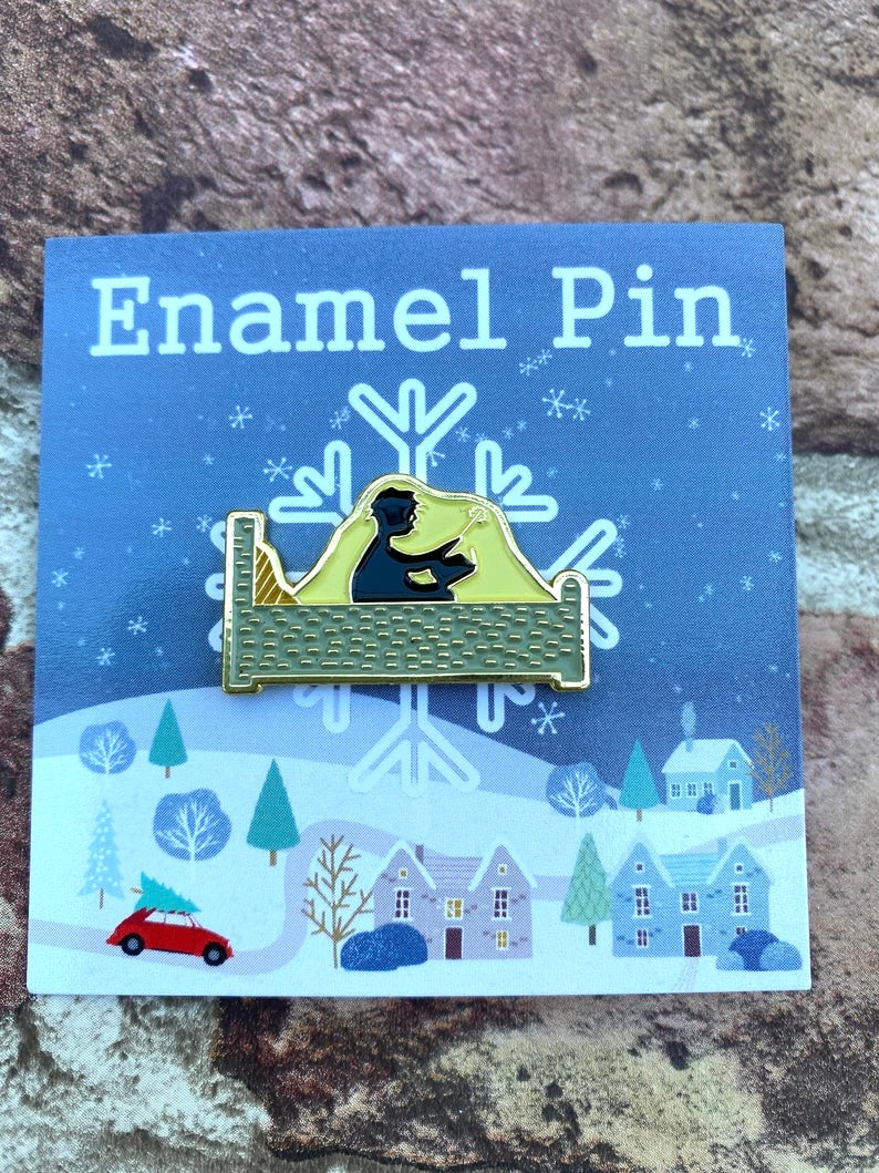 OTHER STYLES Castle in the Snow enamel pin- Halloween magic badge- wizards & witches pin