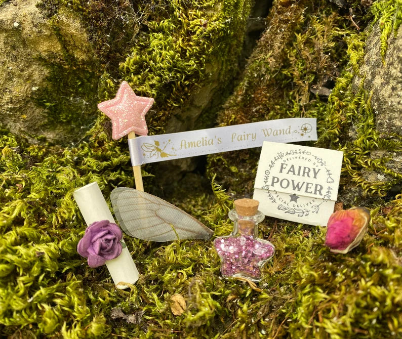 Tooth Fairy Kit- Fairy Wand Personalised, Tooth Fairy Letter, Fairy Dust & Tooth Fairy Gifts