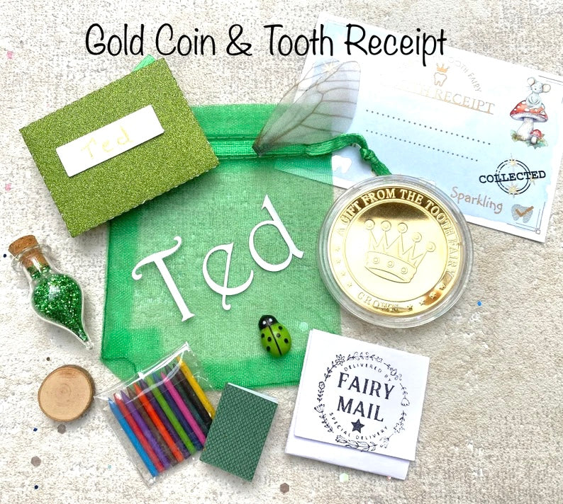 Tooth Fairy Gift Set- Tooth Fairy Letter with Fairy Dust