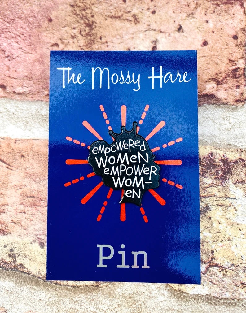 Feminist Enamel Pin! Humorous badge! Girl Power enamel pin