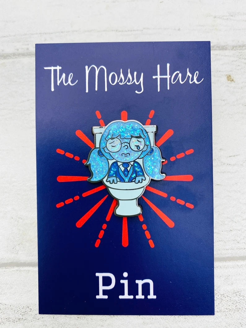 Wizard Enamel Pin- Badge Lapel- Magic Badge