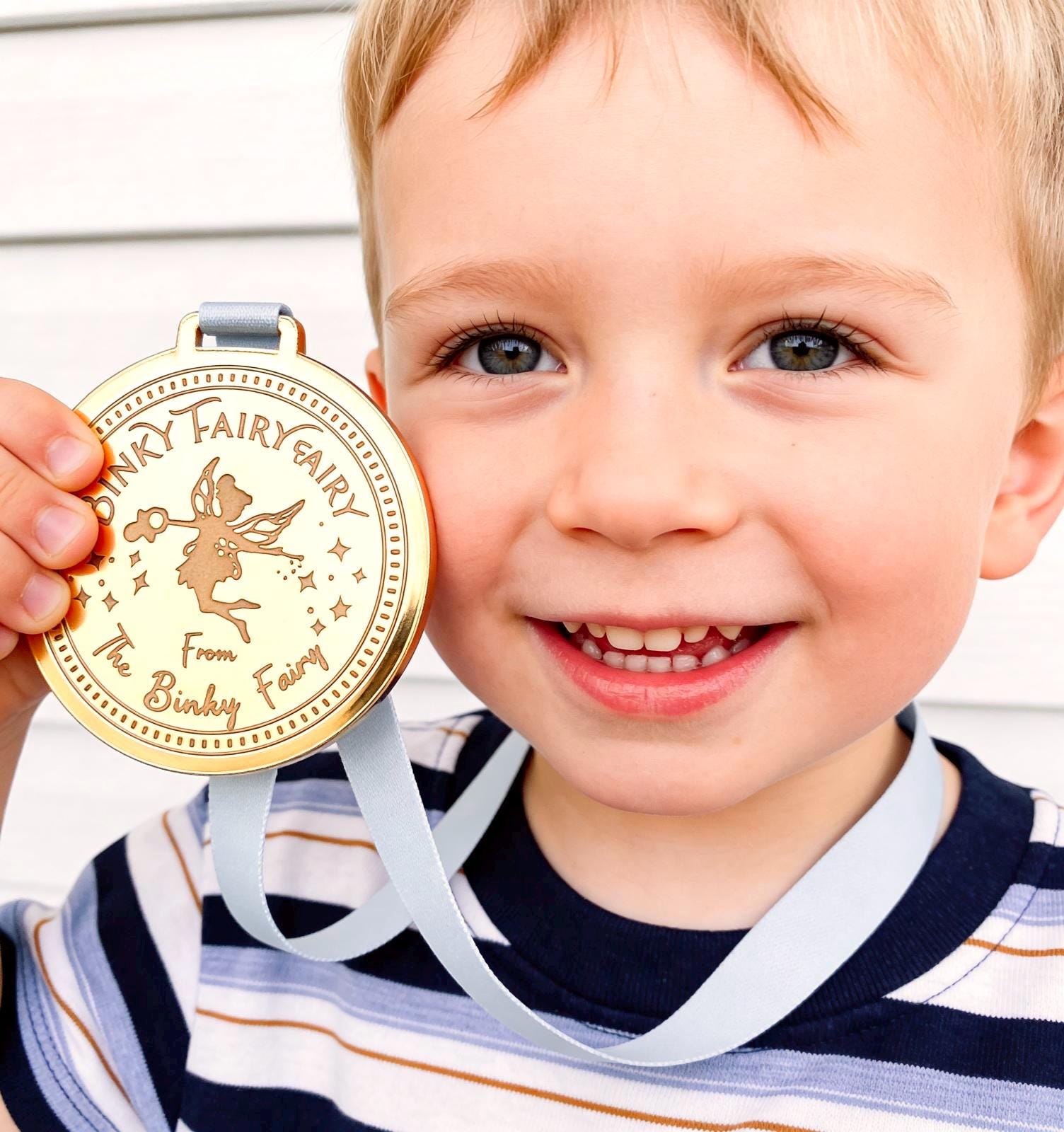 BINKY Fairy MEDAL and BINKY Fairy Letter! Binky Fairy Gift with Gold Coin and Fairy Dust (Binky Fairy Letter, Soother Fairy Letter). __etsy:7755909413