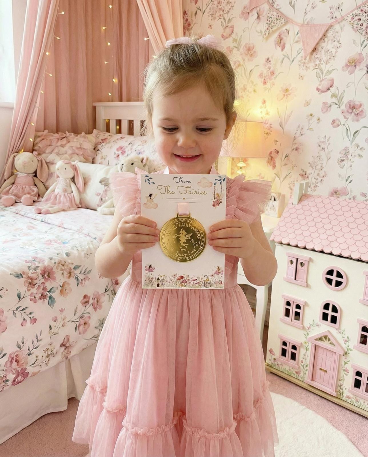 BINKY Fairy MEDAL and BINKY Fairy Letter! Binky Fairy Gift with Gold Coin and Fairy Dust (Binky Fairy Letter, Soother Fairy Letter). __etsy:7755695343