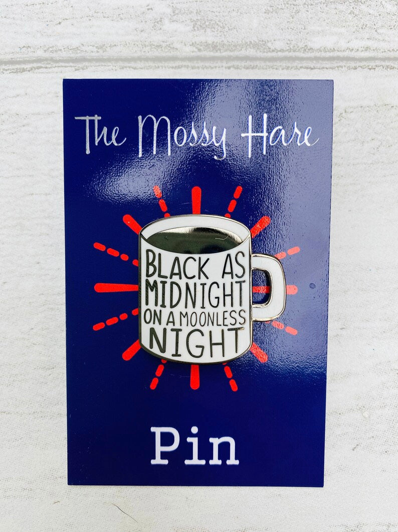 Twin Peaks Enamel Pin- Badge Lapel & Twin Peaks Stickers