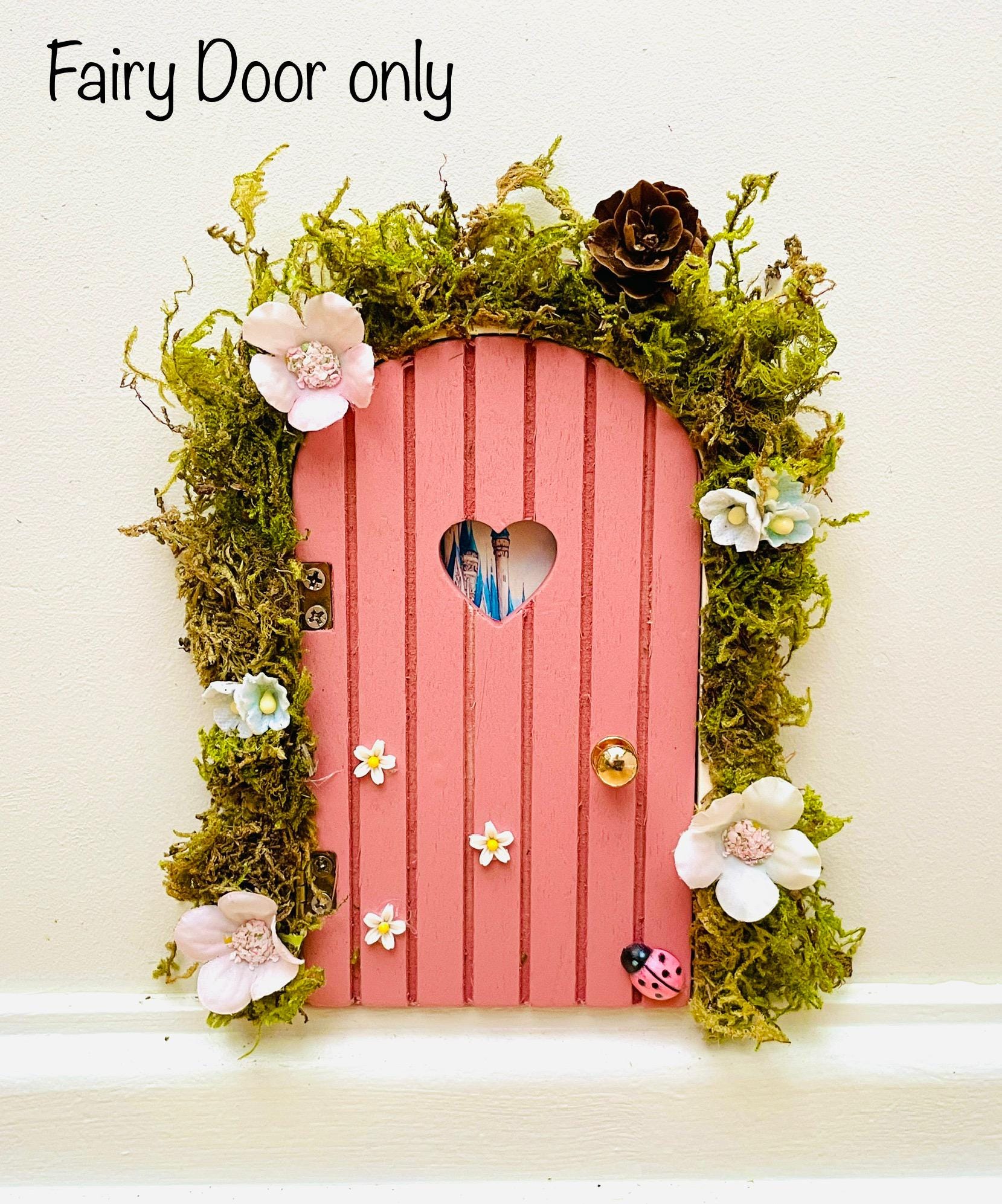 DDeluxe Opening FAIRY DOOR with Glowing Windows, Ladder & Fairy Postbox for Fairy Bedroom Decor. Fairy Door Key. Fairy Birthday Gift __etsy:7552696745