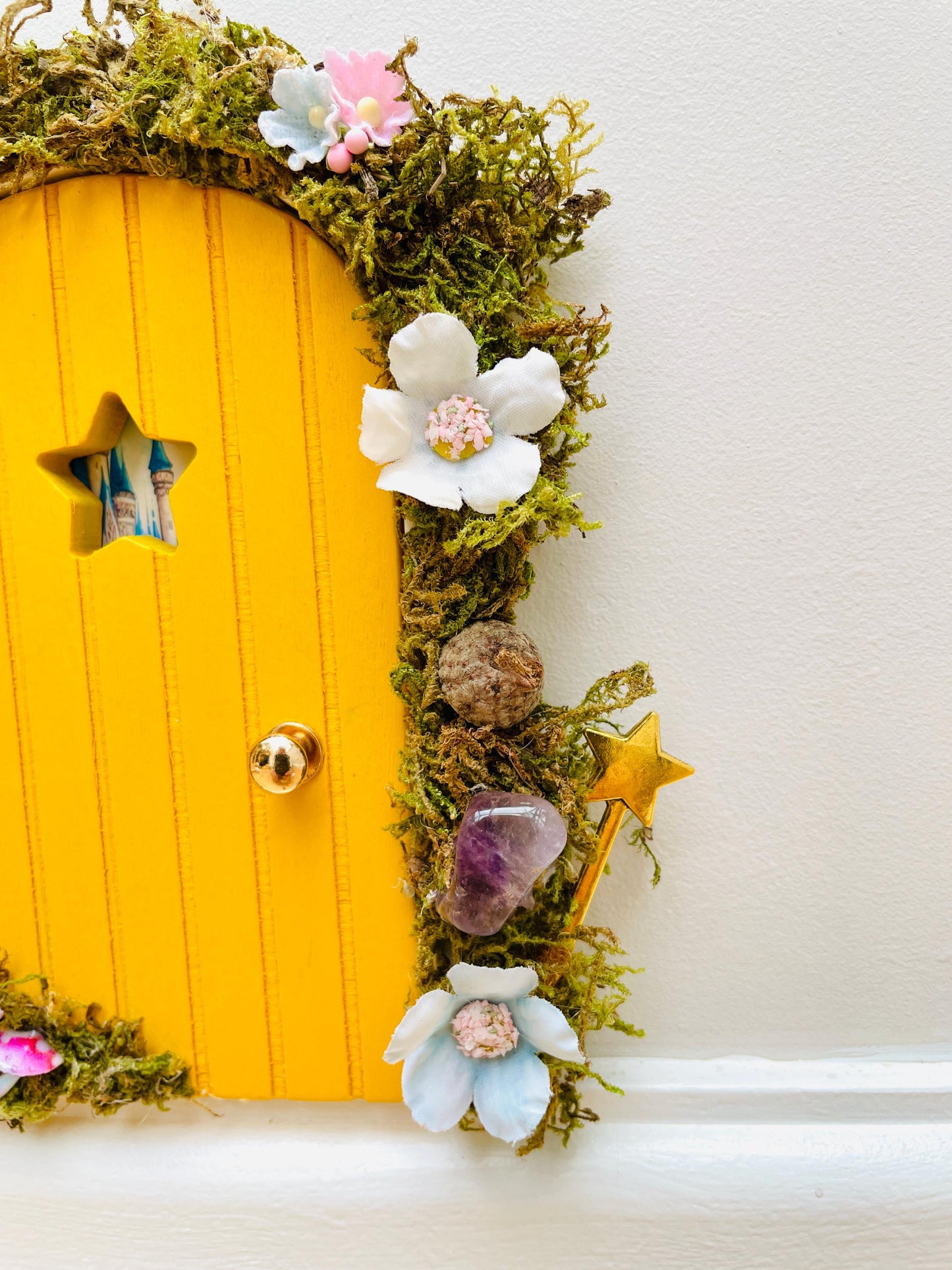 Deluxe Opening FAIRY DOOR with Glowing Windows | Fairy Postbox & Ladder | Fairy Door Key |Woodland Fairy Bedroom Decor | Fairy Birthday Gift __etsy:7697316301