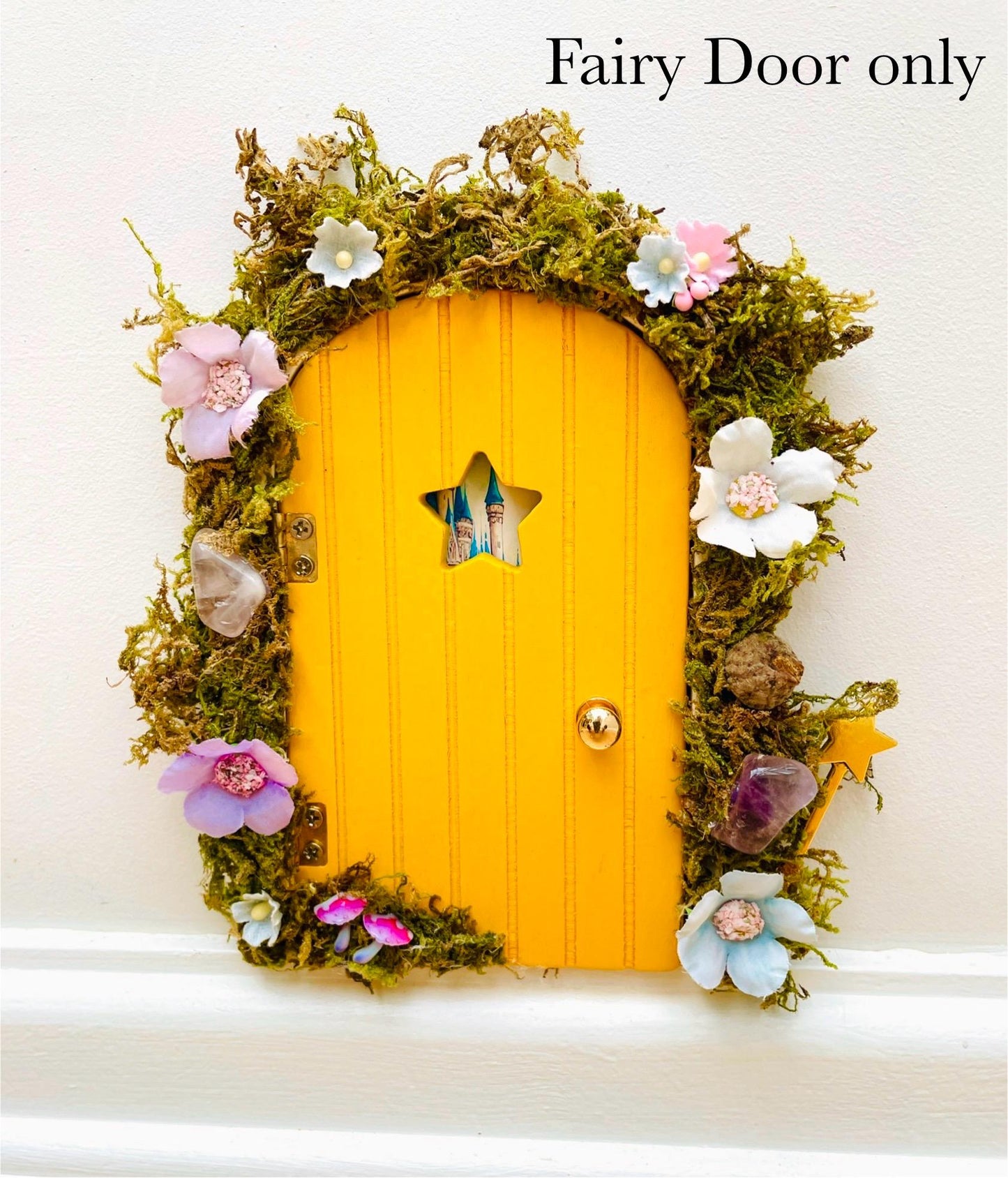 Deluxe Opening FAIRY DOOR with Glowing Windows | Fairy Postbox & Ladder | Fairy Door Key |Woodland Fairy Bedroom Decor | Fairy Birthday Gift __etsy:7697312793