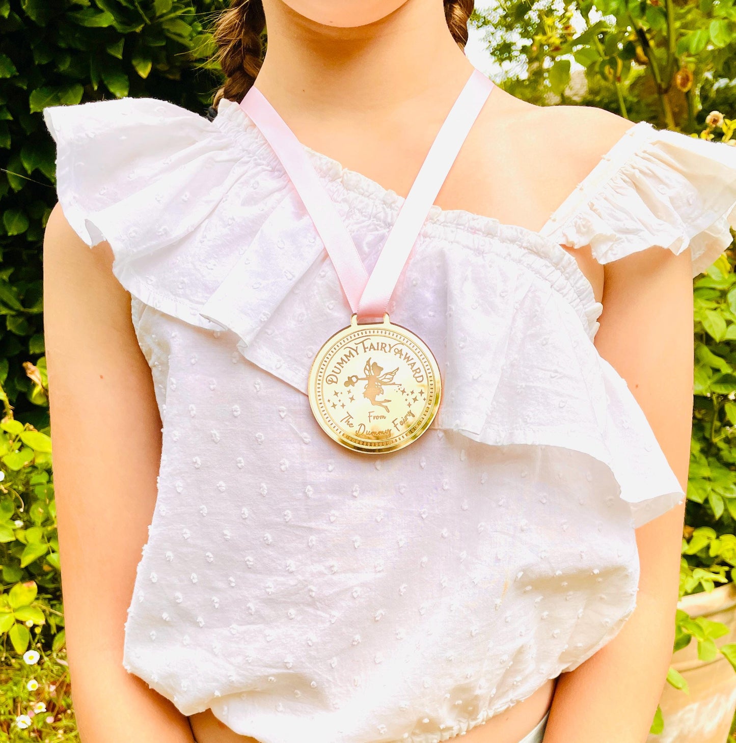 Dummy Fairy MEDAL and Dummy Fairy LETTER! Fairy Gold Coin and Fairy Dust. Binkie Fairy Letter, Soother Fairy Letter & Pacifier Fairy Letter