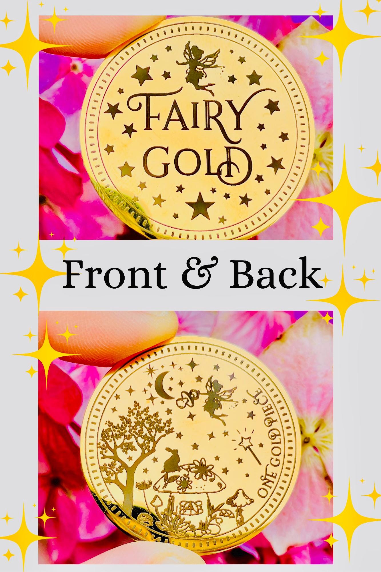 Dummy Fairy MEDAL and Dummy Fairy LETTER! Fairy Gold Coin and Fairy Dust. Binkie Fairy Letter, Soother Fairy Letter & Pacifier Fairy Letter