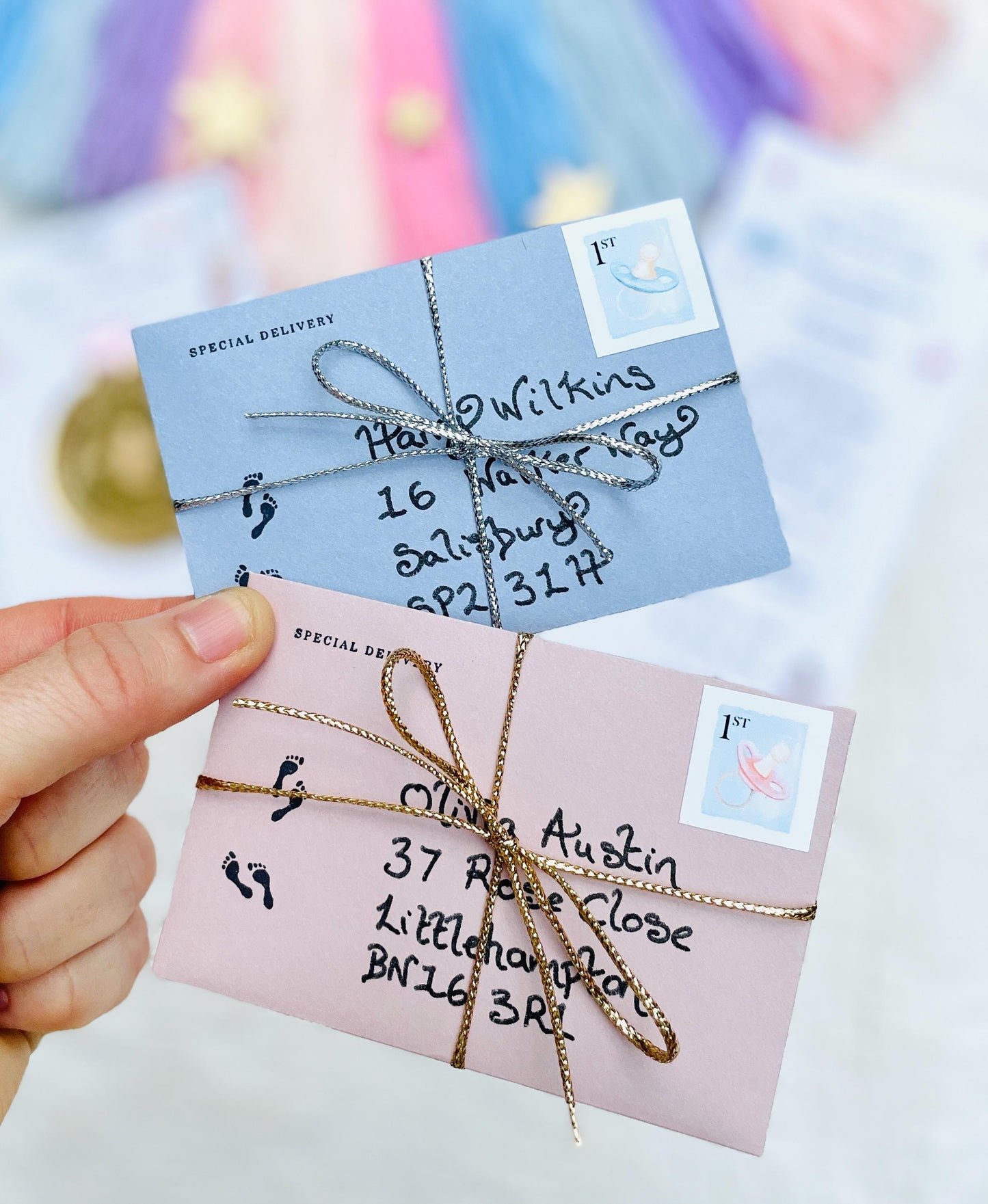 Dummy Fairy MEDAL and Dummy Fairy LETTER! Fairy Gold Coin and Fairy Dust. Binkie Fairy Letter, Soother Fairy Letter & Pacifier Fairy Letter