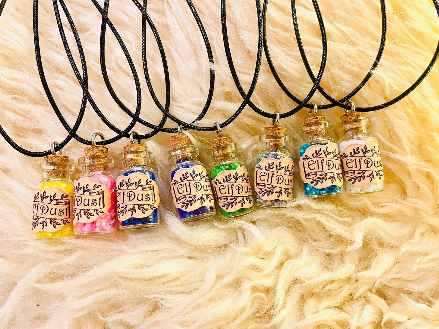 ELF DUST Necklaces- great Stocking Filler or Christmas Eve Box Filler. Goodbye Elf gift __etsy:7499028210