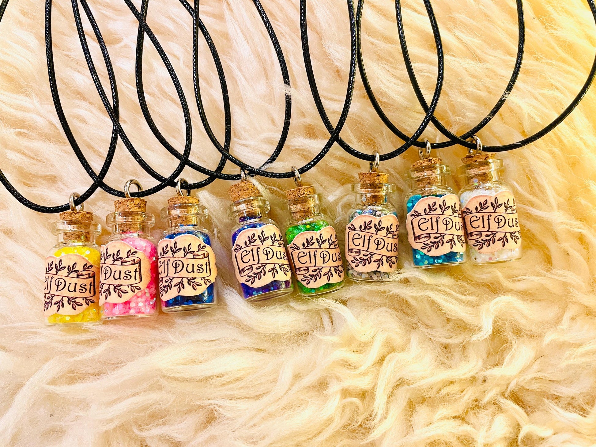 ELF DUST Necklaces- great Stocking Filler or Christmas Eve Box Filler. Goodbye Elf gift __etsy:7499028210