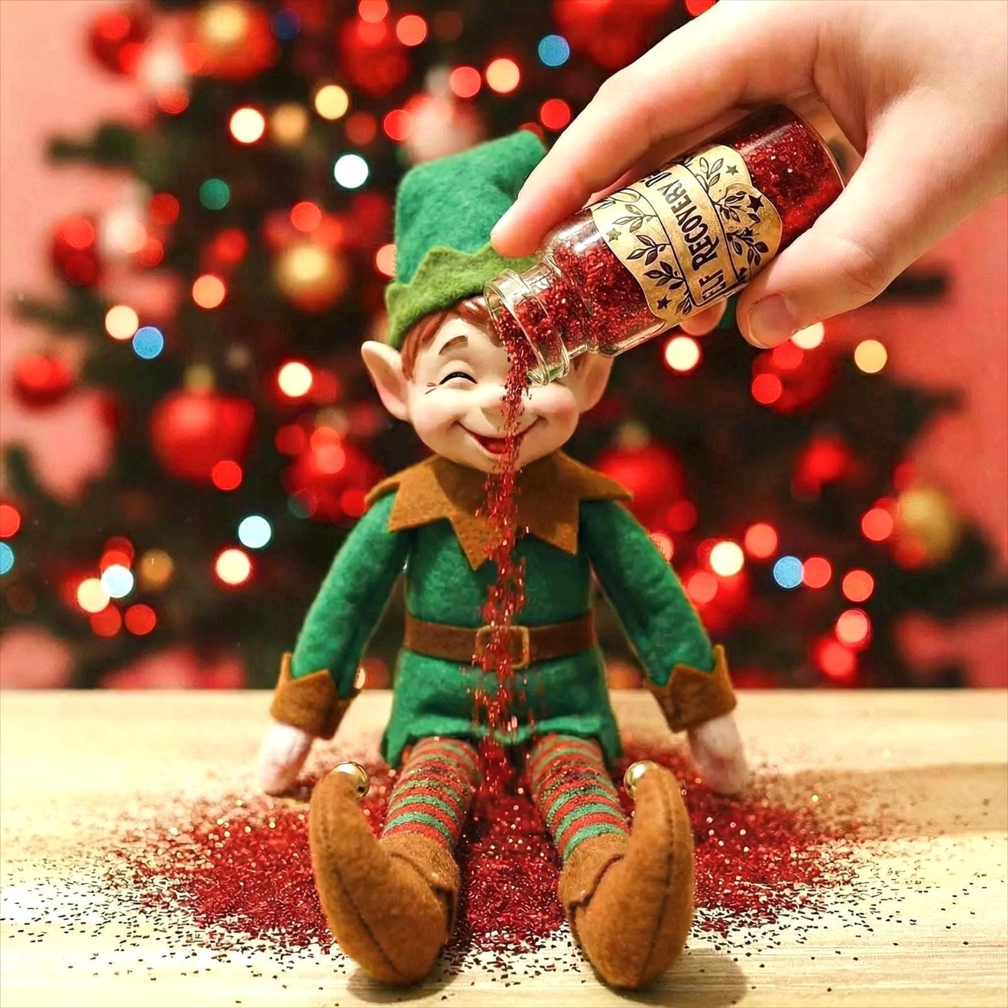 ELF RECOVERY Dust mini bottles- Revitalise your touched Elf! Stocking Filler, Christmas Eve Box gift - Elf Dust __etsy:7683559318