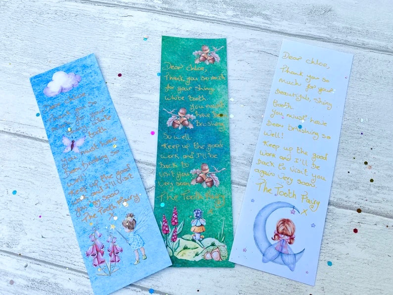 Tooth Fairy Kit With Tooth Fairy Gifts. PersonalIsed Tooth Fairy Letter. Tooth Fairy Set with Fairy Gold Coin, Fairy Dust (1st Tooth Fairy)