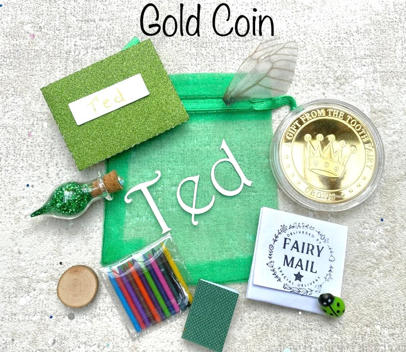 Tooth Fairy Gift Set- Tooth Fairy Letter with Fairy Dust