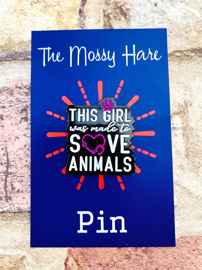 Vet Enamel Pin- Vet Badge- Veterinary Nurse Enamel Pin Lapel