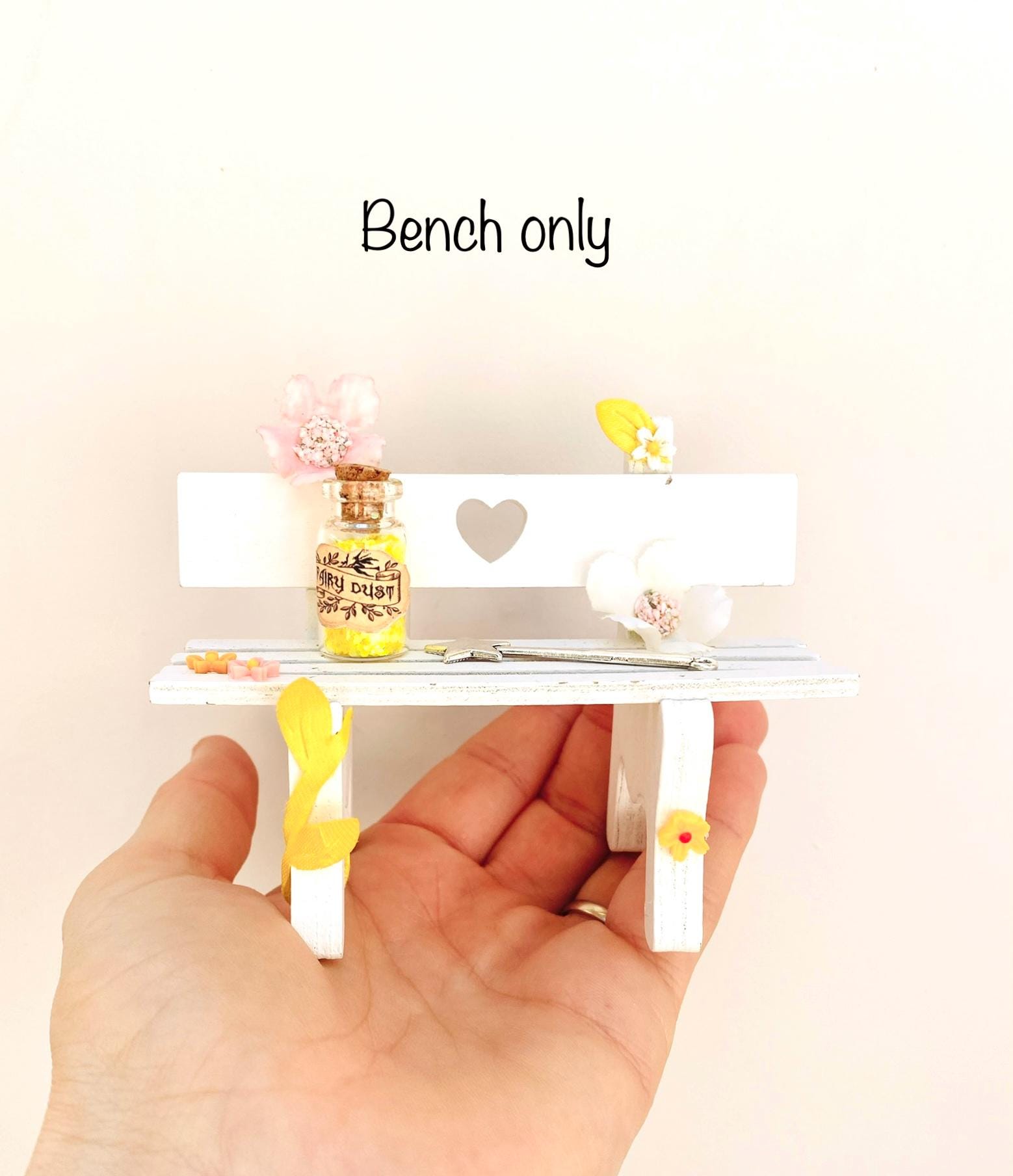 FAIRY DOOR with Ladder, Fairy Bench and Postbox for Fairy Bedroom