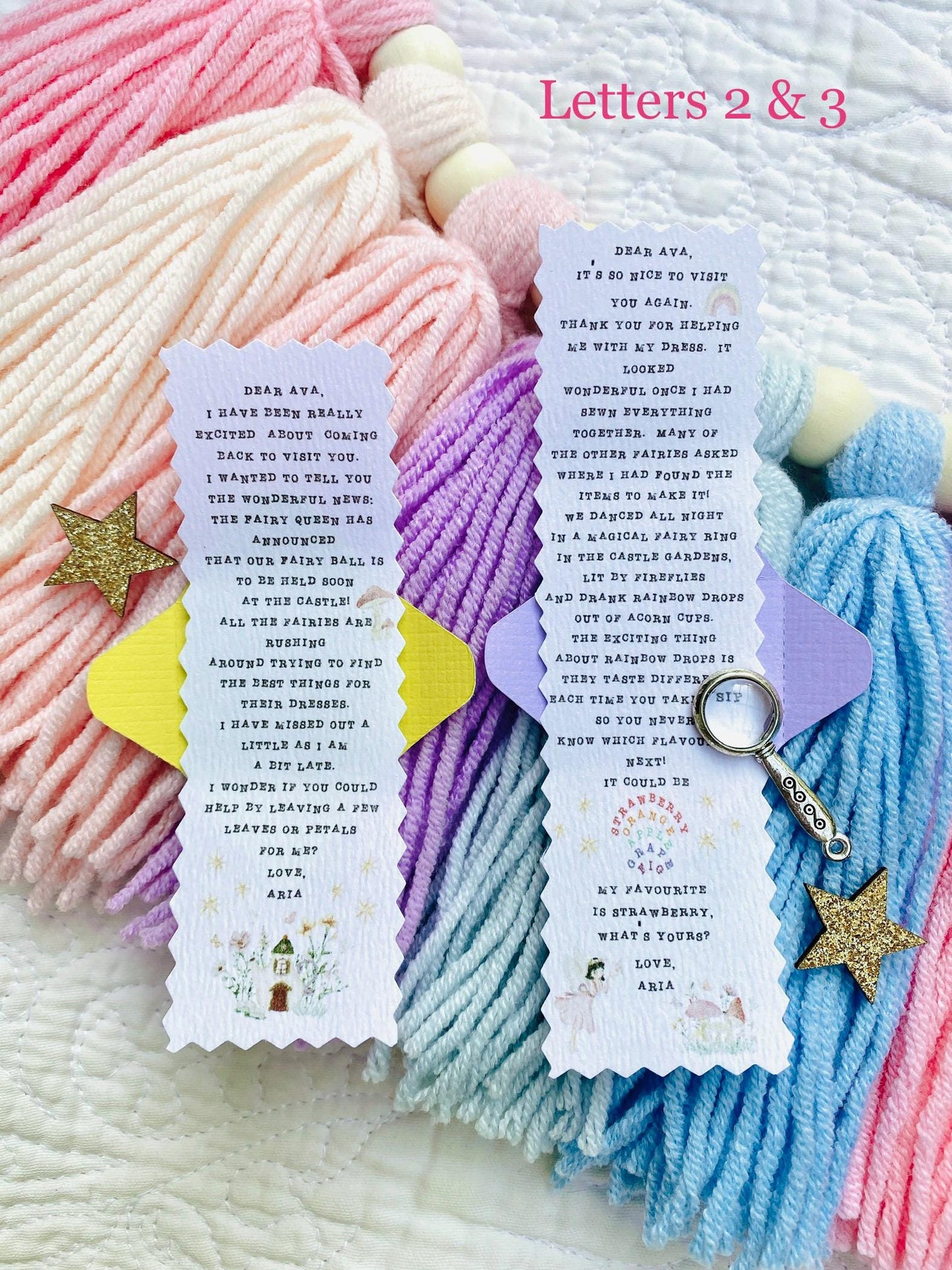 FAIRY POSTBOX with Fairy Letters for Fairy Bedroom! Personalised Fairy Mail delivered to your child - Fairyland’s Wishing Well (Adventure 1)