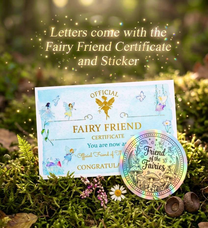 FAIRY POSTBOX with Fairy Letters for Fairy Bedroom! Personalised Fairy Mail delivered to your child - Fairyland’s Wishing Well (Adventure 1)