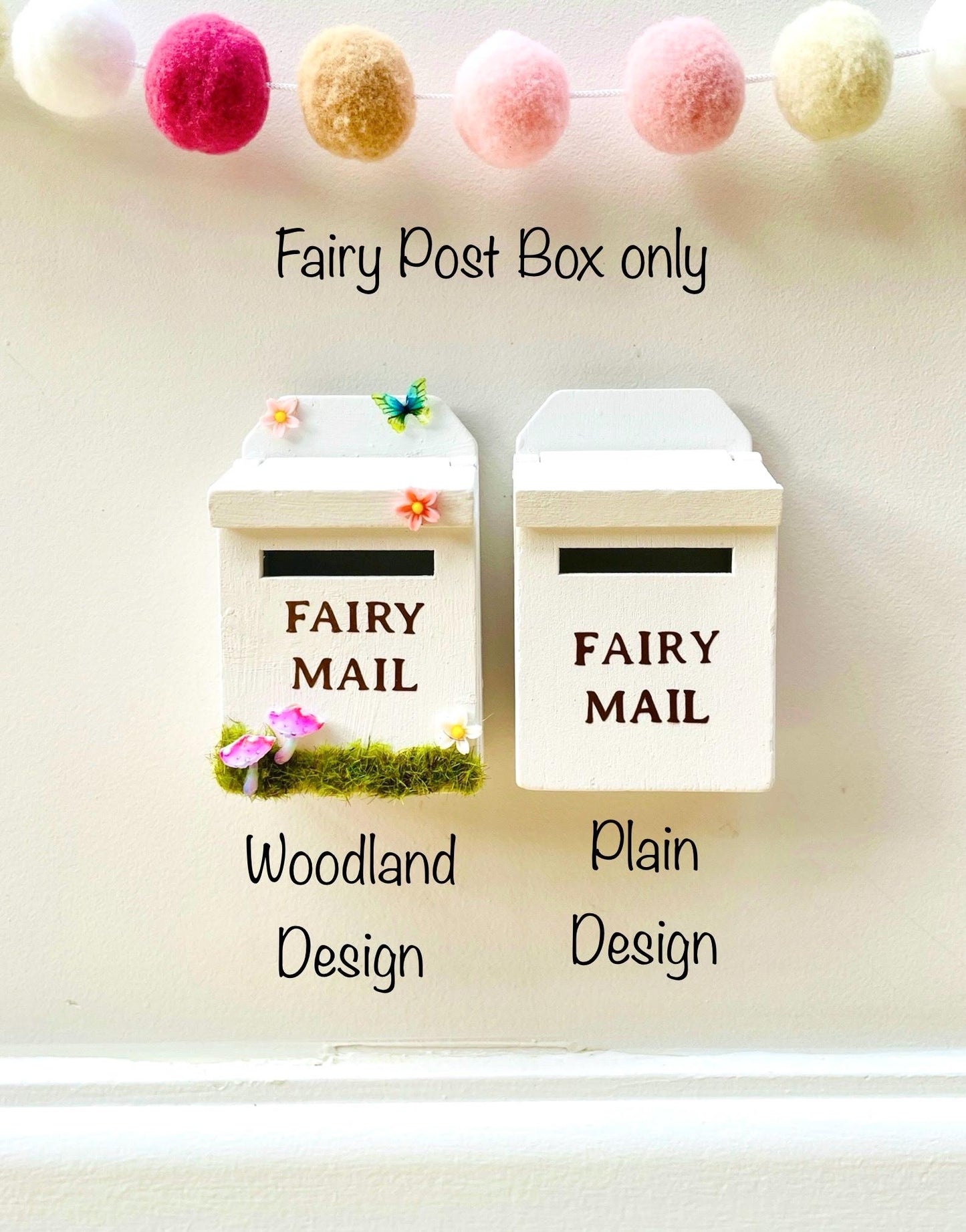 FAIRY POSTBOX with Fairy Letters for Fairy Bedroom! Personalised Fairy Mail delivered to your child - Fairyland’s Wishing Well (Adventure 1)