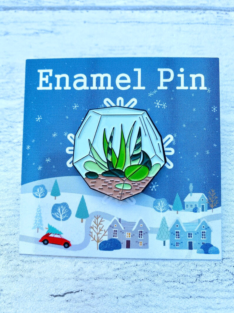 Plant Lover Enamel Pin! Funny Plant Gift- Crazy Plant Lady Badge Lapel