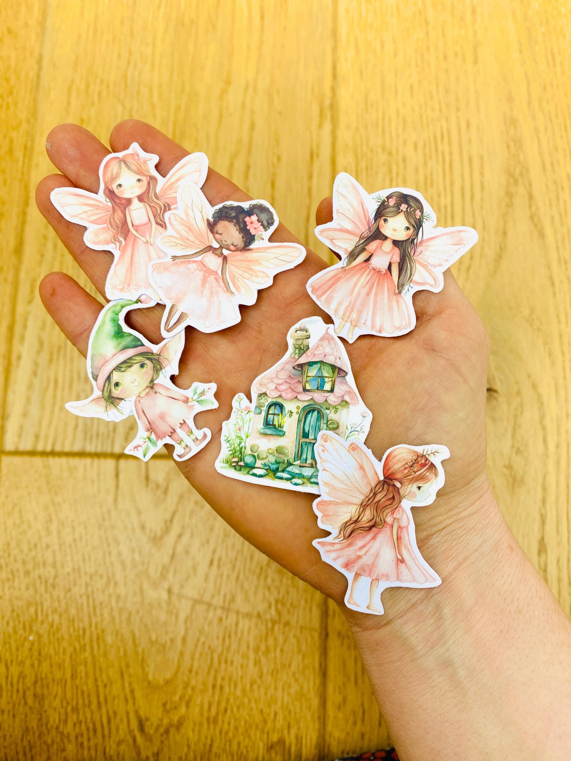 Fairy Door LIGHTS & STICKERS - Decorate your Fairy Door with Accessories for Fairy Bedroom! Fairy Decor, Fairy Birthday Gift, Fairy Lights