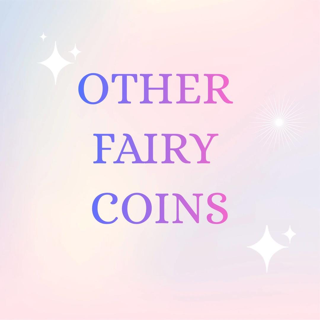 Fairy Visit Kit | Tooth Fairy Gold Coin | Fairy Dust, Fairy Wings & Fairy Wand | Fairy Door Accessories | Dummy Fairy Gift First Tooth Fairy