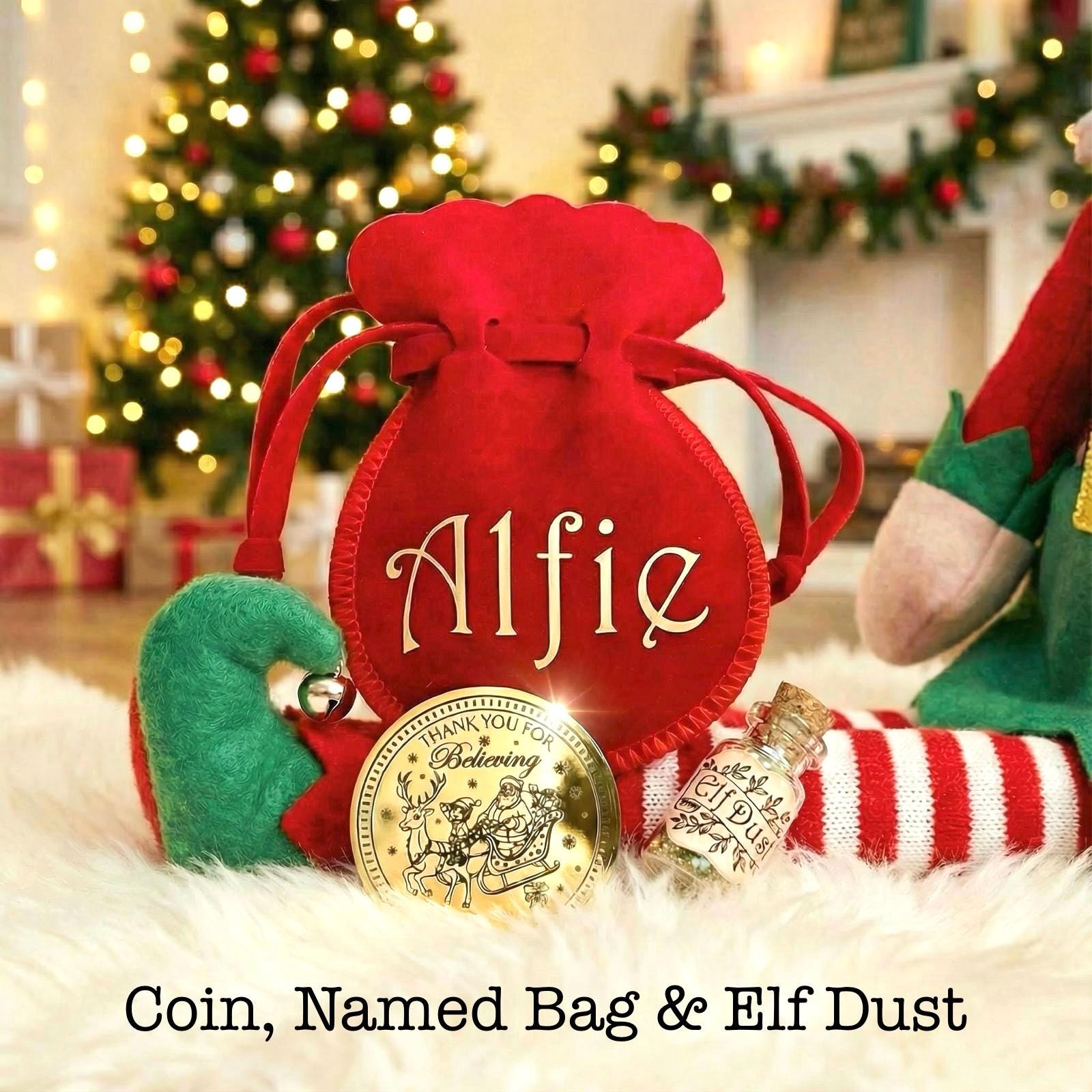GOODBYE ELF Leaving Gift! Leave this Christmas Coin from your Christmas Elf when it’s time to go! Santa Gold Coin Honorary Elf™ Collection