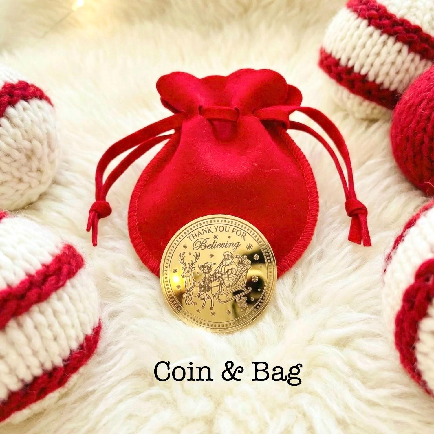 GOODBYE ELF Leaving Gift! Leave this Christmas Coin from your Christmas Elf when it’s time to go! Santa Gold Coin Honorary Elf™ Collection