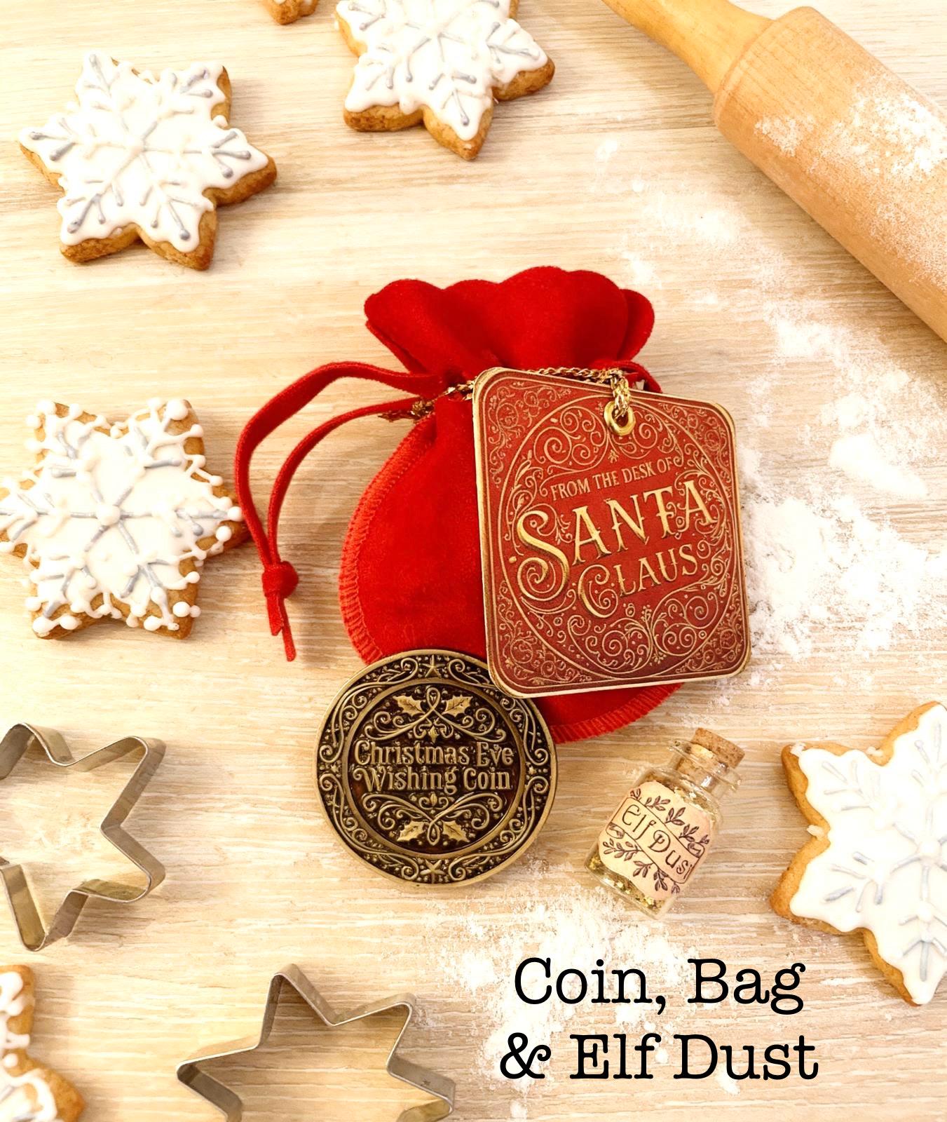 HONORARY ELF™ Coin- Christmas Eve Wishing Coin | Official Christmas keepsake - The Mossy Hare Honorary Elf™ Collection __etsy:7475720665
