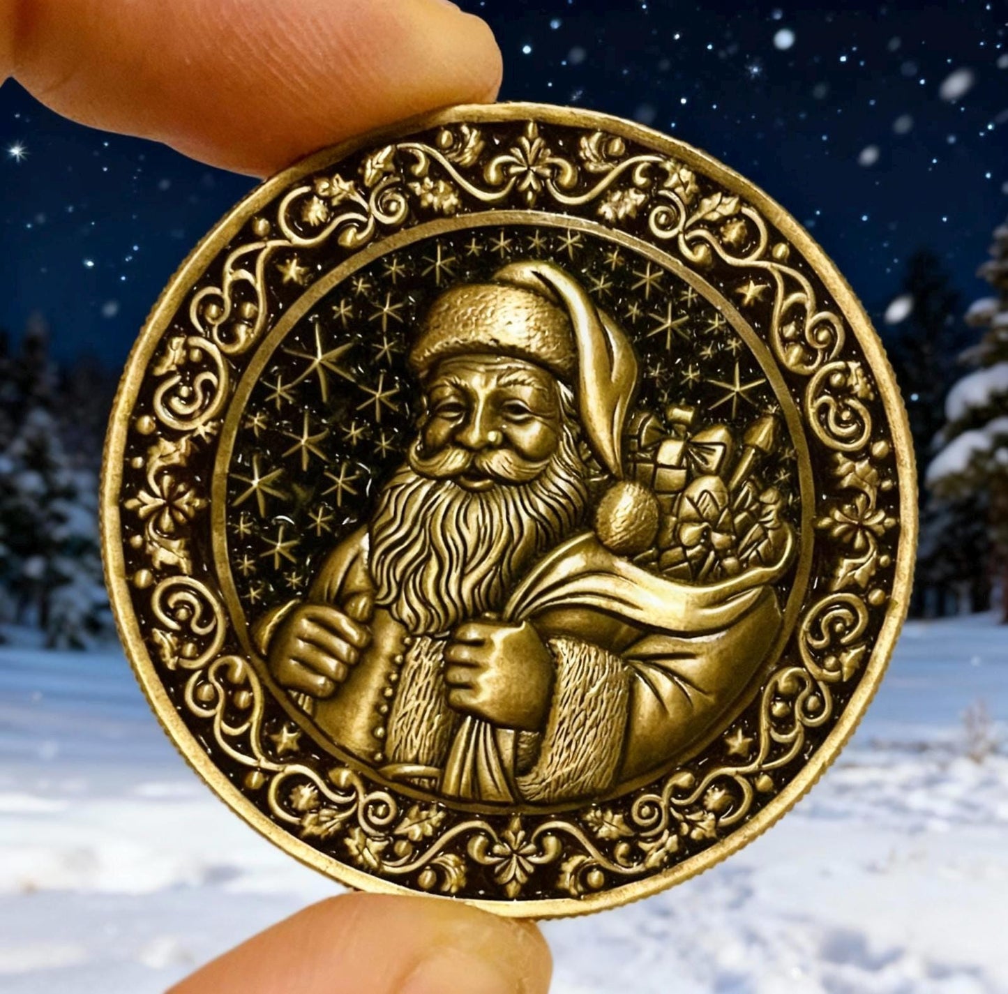 HONORARY ELF™ Coin- Christmas Eve Wishing Coin | Official Christmas keepsake - The Mossy Hare Honorary Elf™ Collection __etsy:7426987832