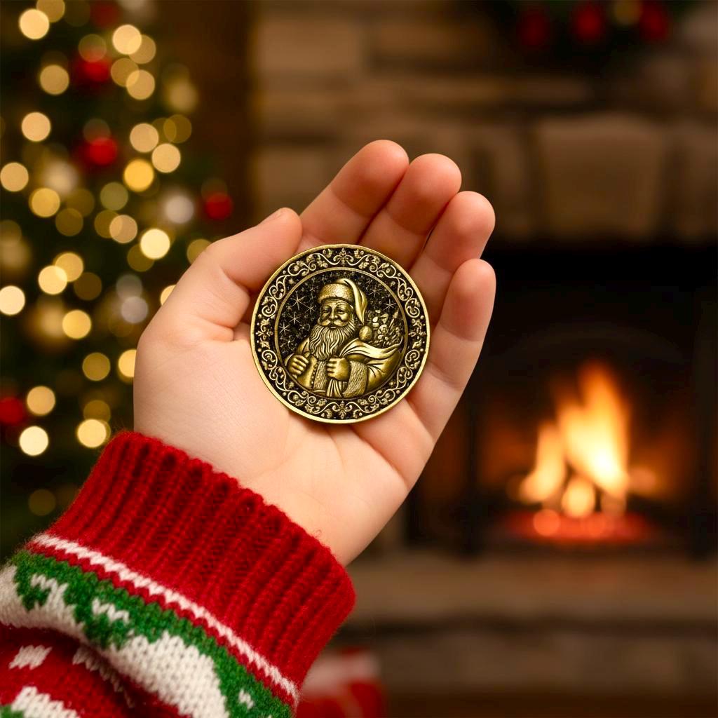 HONORARY ELF™ Coin- Christmas Eve Wishing Coin | Official Christmas keepsake - The Mossy Hare Honorary Elf™ Collection __etsy:7416967040