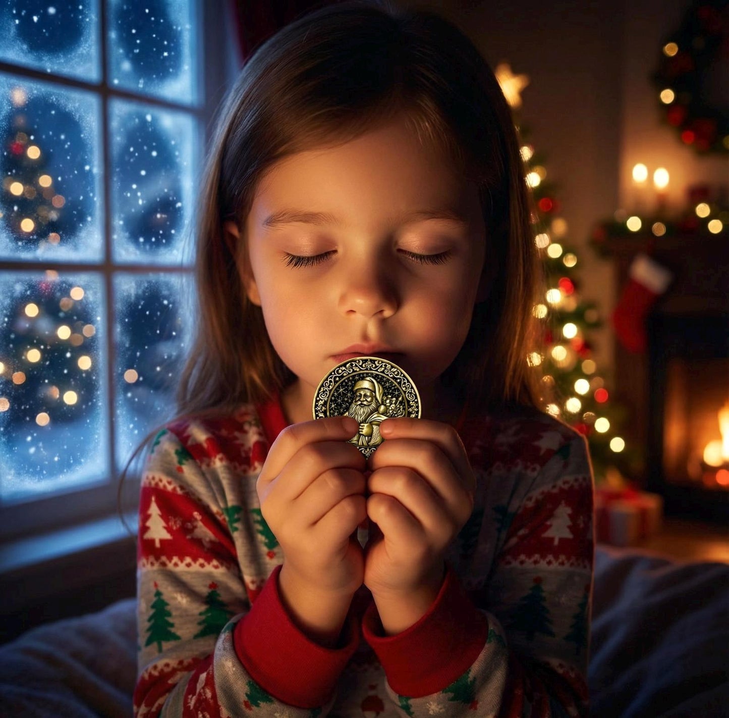HONORARY ELF™ Coin- Christmas Eve Wishing Coin | Official Christmas keepsake - The Mossy Hare Honorary Elf™ Collection __etsy:7475457783