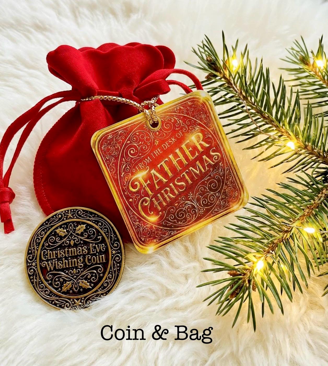 HONORARY ELF™ Coin- Christmas Eve Wishing Coin | Official Christmas keepsake - The Mossy Hare Honorary Elf™ Collection __etsy:7455236432
