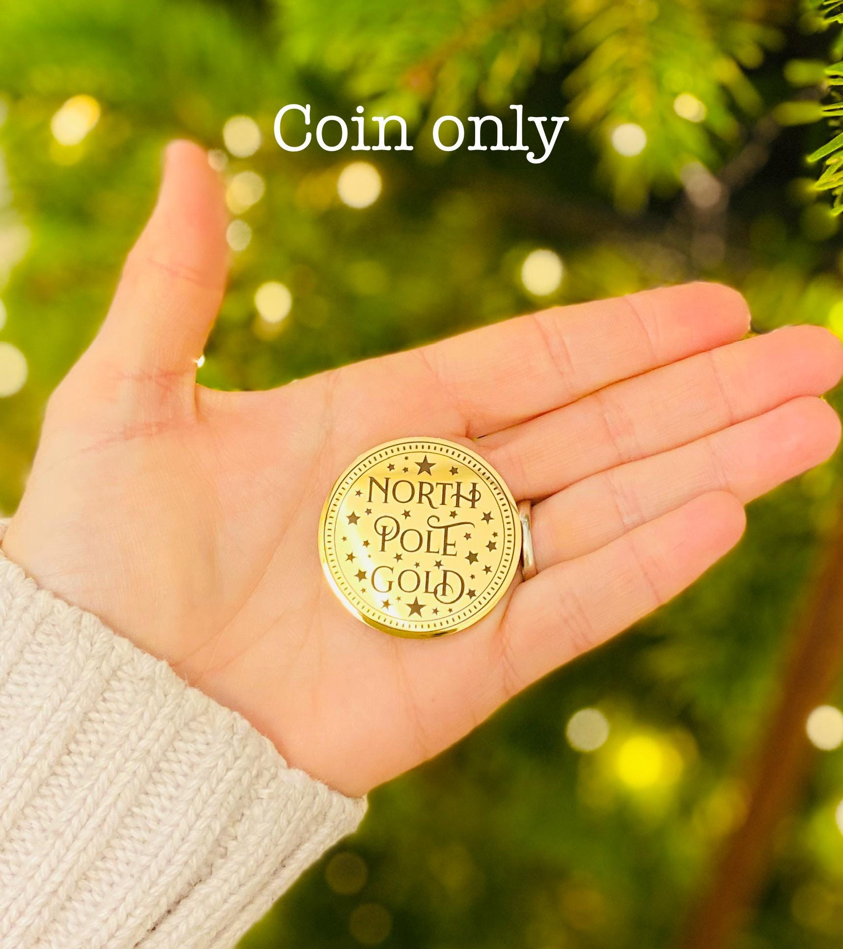 Honorary Elf™ Collection-  Santa’s Gold Coin:  Stocking Filler, Christmas Eve Box Filler Keepsake! Lapland North Pole.