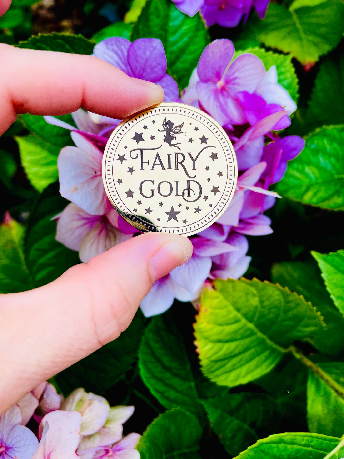 Fairy Gold Coin- Gift from the Tooth Fairy, Dummy Fairy or Garden Fairies!