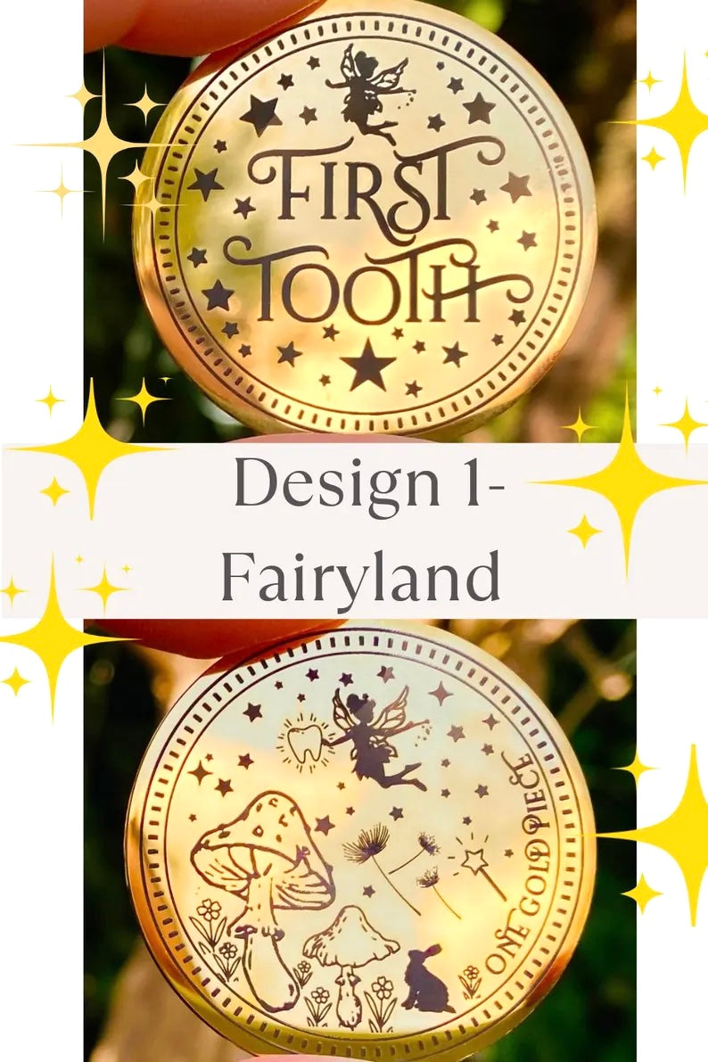Tooth Fairy Bracelet Fairy Gift & Letter! Party Bag Fillers, Fairy Gift Fairy for Fairy Party Bags! Tooth Fairy Letter and Gift! First Tooth Gold Coin